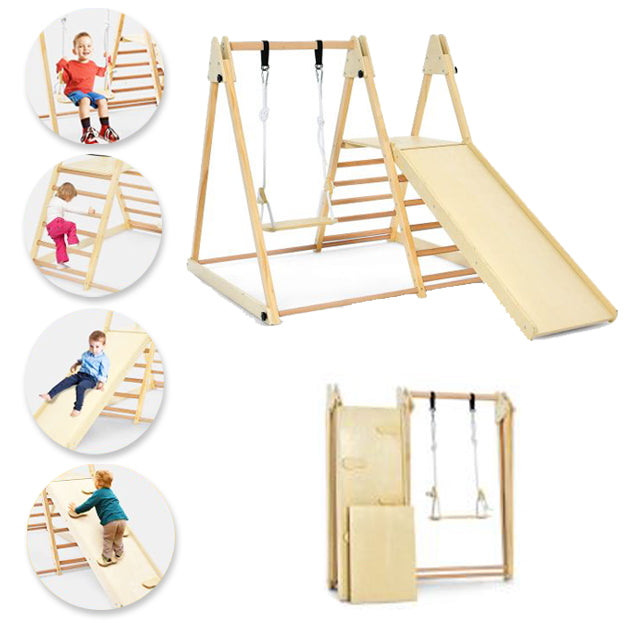 Folding store climbing frame