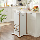 Height-adjustable toddler kitchen helper – white finish