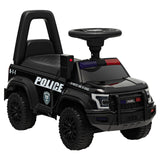 Black Toddler Push Along Car | Ride On Police Car