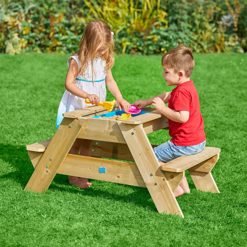 FSC Eco Montessori Picnic Bench Sandpit Sand Water Table w