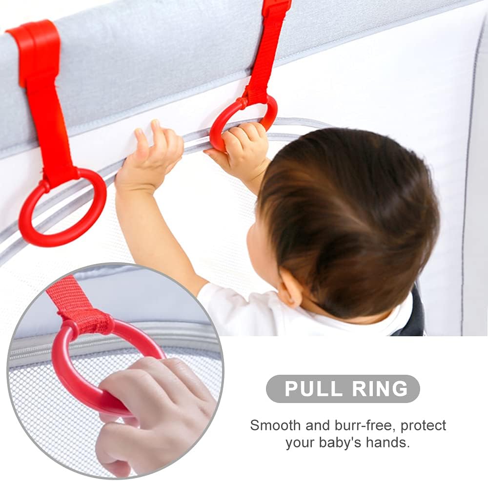 AAED 4 Pièces Anneau De Lit Bébé, Anneau Parc Bébé, Poignées De Parc,Anneau De Lit Bébé Multicolore, pour Aider Le Bébé à Se Se Lever Entraînement De l'Équilibre AAED 4 Pièces Anneau De Lit Bébé, Anneau Parc Bébé, Poignées De Parc,Anneau De Lit Bébé Multicolore, pour Aider Le Bébé à Se Se Lever Entraînement De l'Équilibre