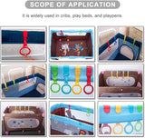 Baby Walk Aids |  4 x Detachable Pull-up Rings | Playpens, Cots and more...