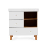 Contemporary High Quality Baby Changing Unit | Chest of Drawers | Baby Dresser in White