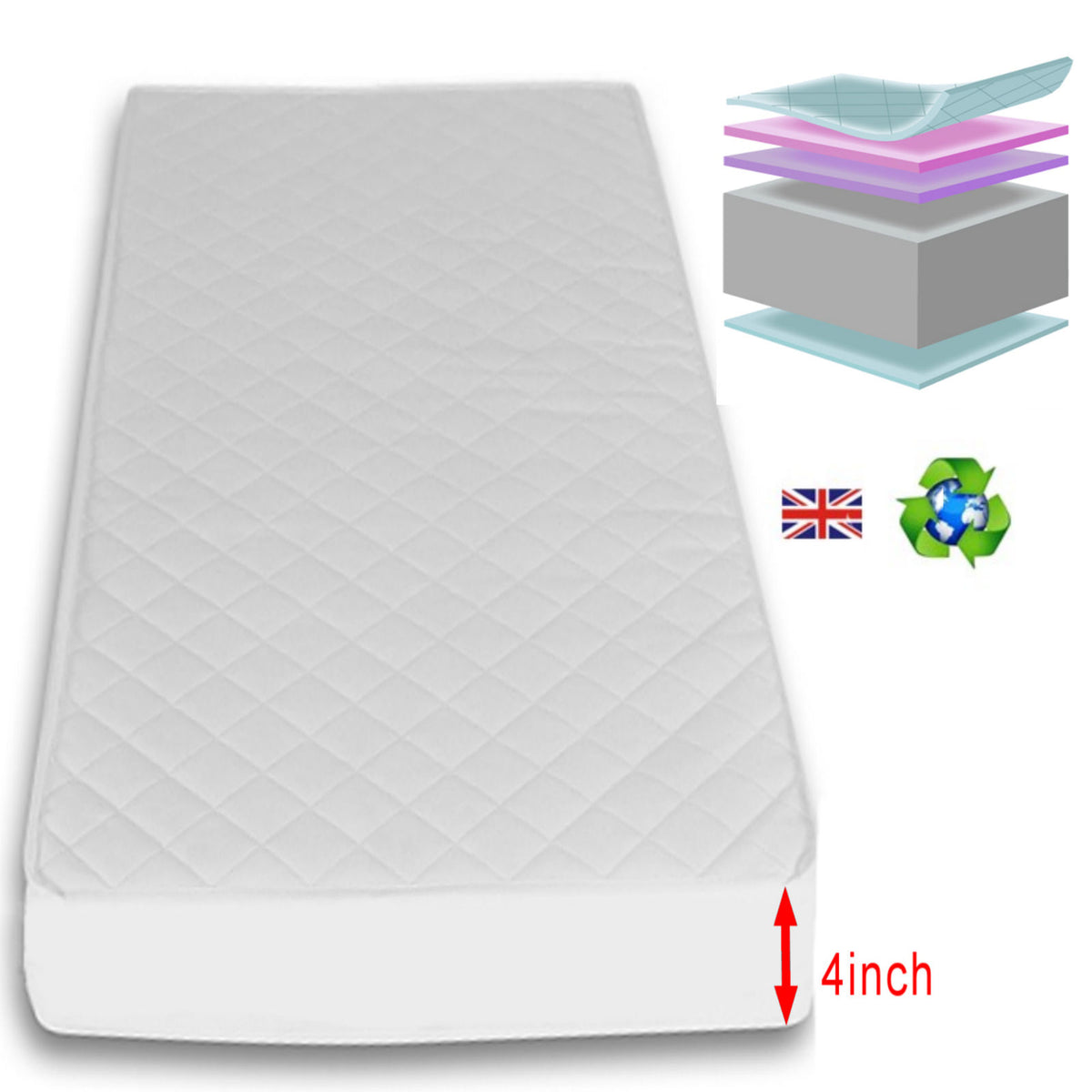 Cot bed mattress 160 x best sale 80