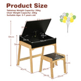 Modern and high quality, this childrens desk with hinged lid is perfect for storing arts and crafts or school supplies