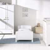 The wooden side on the cot bed are easily taken off to give your little one the grown up bed they deserve!