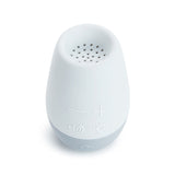 Portable light and sound machine calm little ones with three different sounds- shushing, heartbeat and white noise