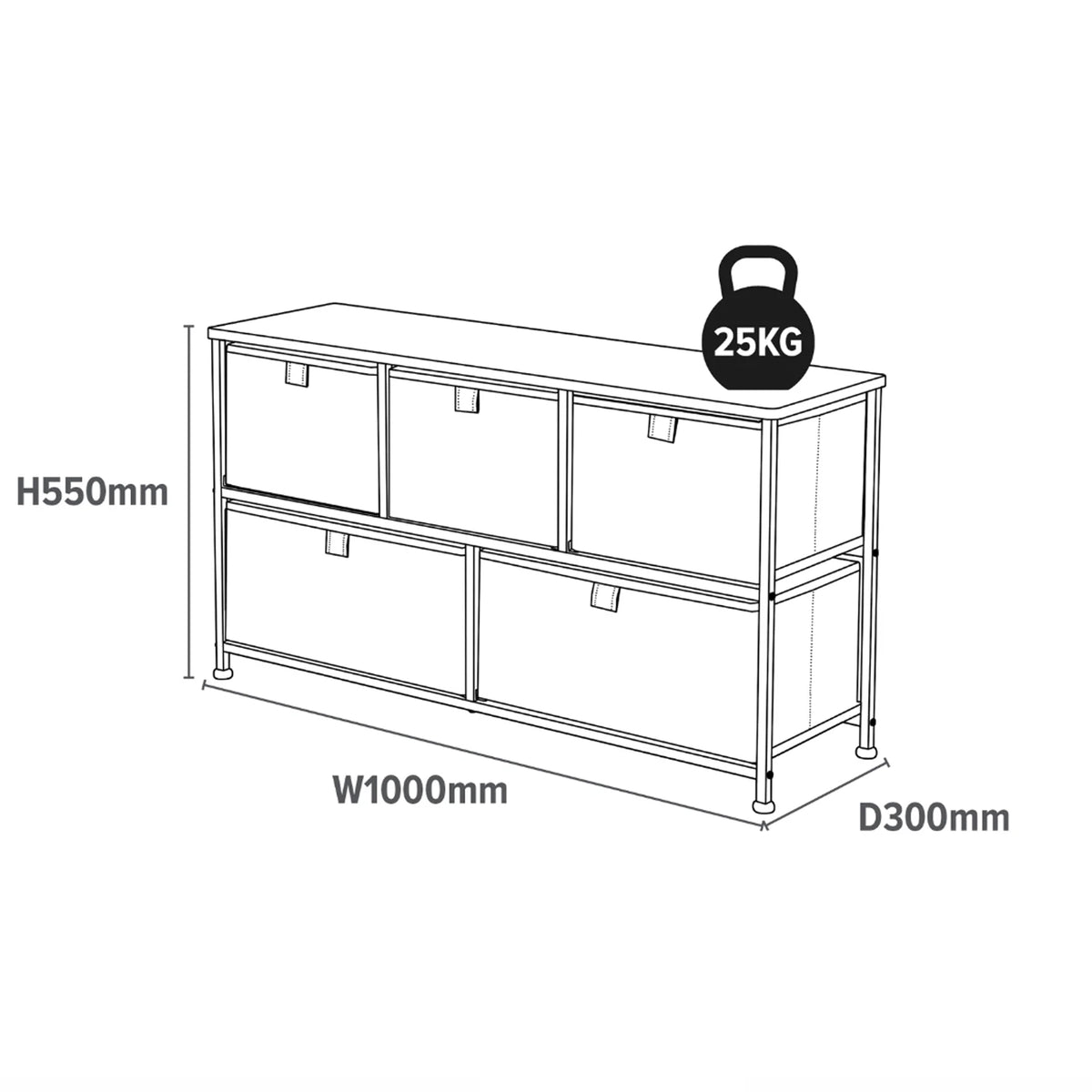 Montessori Toy Storage Unit Toy Box Arctic Animals Grey www
