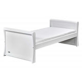 Classic White wooden low to floor toddlers bed