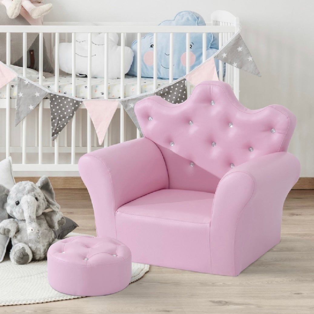 Kids chair and shop footstool