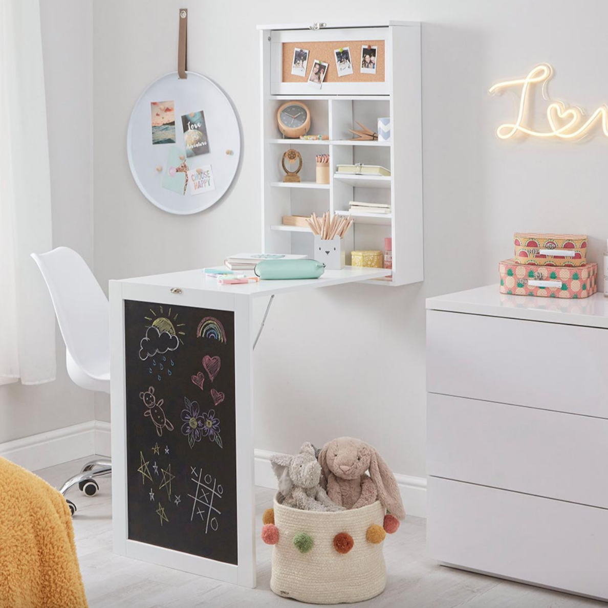 White desk for best sale children's room