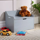 This montessori toy box can also be used as an every day storage box anywhere in the home