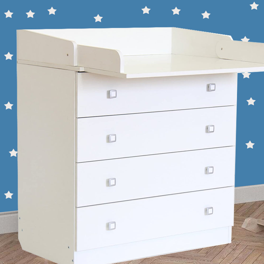 Fasciatoio Bimbi Modern bianco Baby Collection In Legno