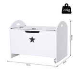 Overall Dimensions of the toy box: W40 x D62 x H47 cm