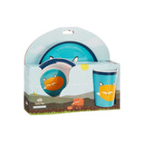 Our Felix the Fox baby and toddler meal set is all made from scratch resistant and dishwasher-proof melamine.