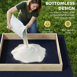 Liner included for sandpit function to facilitate drainage but containing the sand