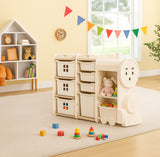 Large Montessori Train-shaped Locomotive Toy Storage | Toy Box | 2 Sizes | 3 Years+