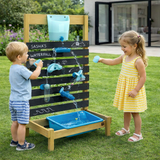 Autism Friendly Sensory Montessori Eco & FSC Natural Wood Water Wall | Sand Wall  | 3 Years+