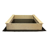 children’s wooden sandpit UK garden
