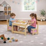 kids table and chairs with storage pink
