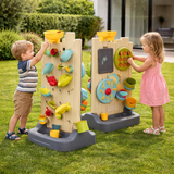 Montessori Autism-Friendly Sensory Water Wall | Sand Wall | Sand & Water Play | 29 Accessories | 3 Years+