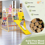 8-in-1 Eco Wood Jungle Gym | Climber Play Set | Slide | Monkey Bars | 3 years and up | Multicoloured