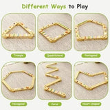 Montessori Multi shape | Eco Wood Balance Beam | Stepping Stones | Natural & Pastels