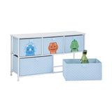 Montessori Dinosaur Toy Storage with Large Drawers | Children's Toy Box | Bench Seat