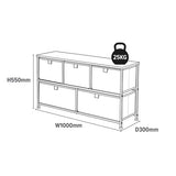 Almacenamiento de juguetes de dinosaurio Montessori con cajones grandes | Caja de juguetes y asiento para niños