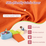 pastel indoor soft play set with removable washable covers