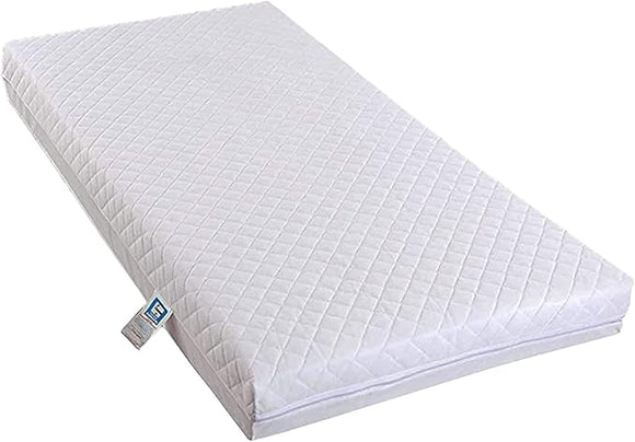 Waterproof, Breathable & Hypoallergenic | Anti-Allergy Baby Mattress | Removable Washable Zipped Cover | 140 x 70cm
