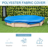 Large Montessori Hexagonal Eco Wooden Sandpit with FREE Cover | 1.4m diameter