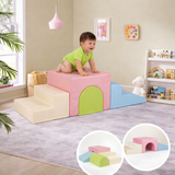 Montessori Soft Play Set | Climb and Crawl Foam Blocks for Infant Baby and Toddlers