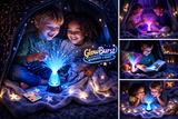 Kids Pop Up Sensory Play Tent with Glow Light | Cosy Corner Calm & Cosy Den