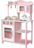 キッズプレイキッチンクッカーロールプレイ子供用ごっこおもちゃ+調理器具英国