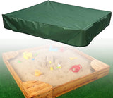 XXL Wooden Sandpit With Foldable Bench Seats & Liner | 133 x 120cm