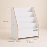 Little Helper white Montessori toddler bookcase