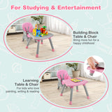 Детский стульчик для кормления «Расти вместе со мной» 6-в-1 | 5-точечный ремень безопасности | Детское сиденье | Комплект стола и стула | Серый или розовый