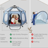 Pop up baby playpen for garden travel and holidays