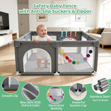 baby playpen large square 150cm toddler safe space