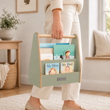 Portable 40cm high kids bookcase 