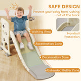 Space saving foldable toddler slide
