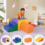 Montessori Soft Play Set | Climb and Crawl Foam Blocks for Infant Baby and Toddlers