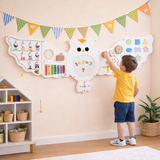 wooden activity centre toddlers montessori toy