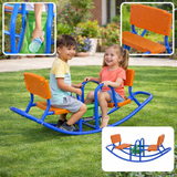 children garden seesaw rocker boat design