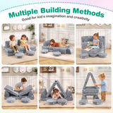 Glow In The Dark Kids Play Sofa | Modular Foam Play Couch Set