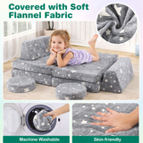 Washable kids modular sofa play set