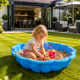 Kids Eco Recyclable Clamshell Sandpit | Ballpit and Paddling Pool | Outdoor Sand & Water Play | 12m+