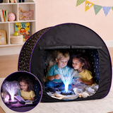 children sensory play tent with fibre optic lights kids reading nook indoor play den
