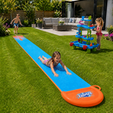 16ft kids garden water slide with built-in sprinklers
